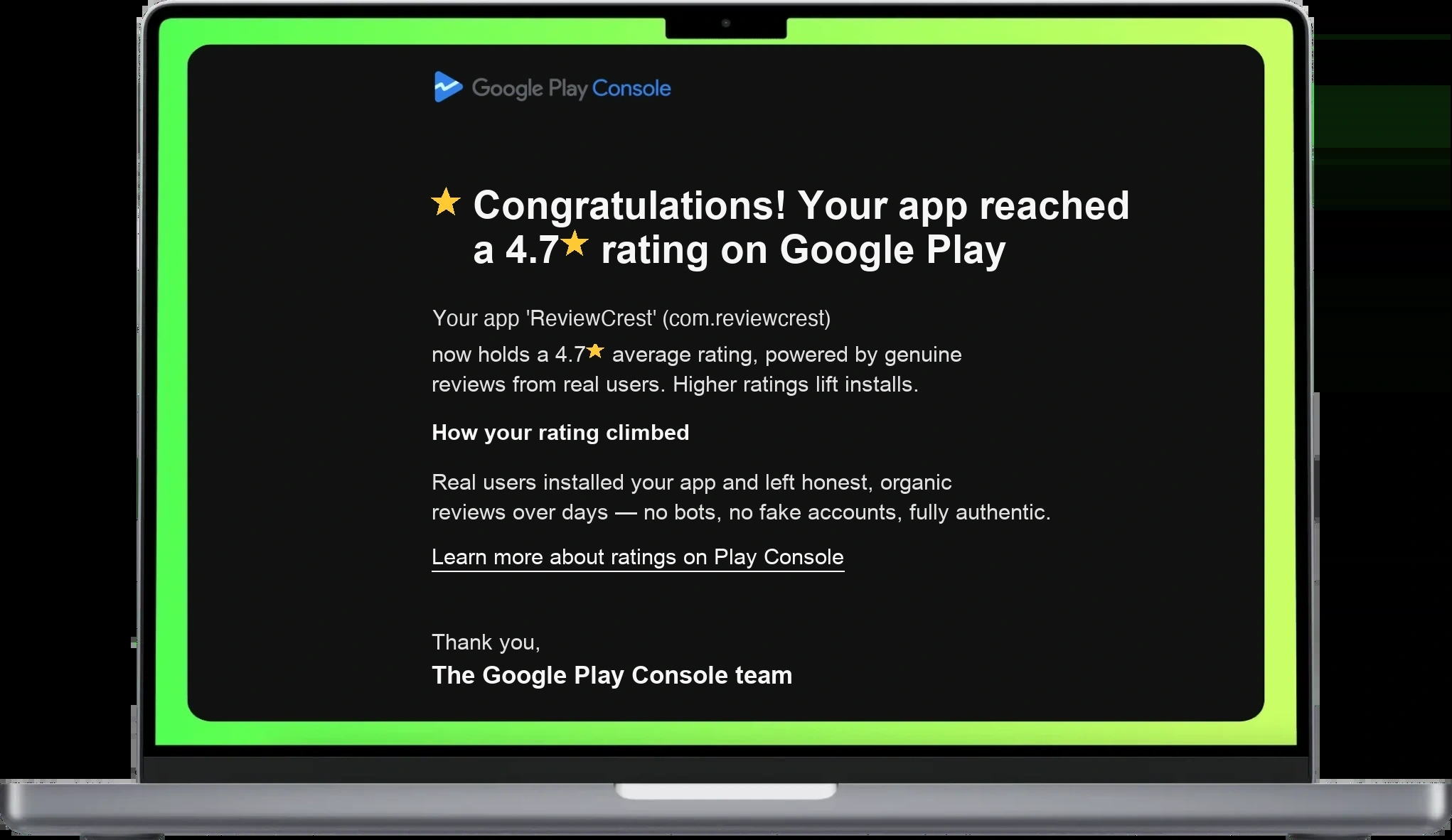 ReviewVoice dashboard
